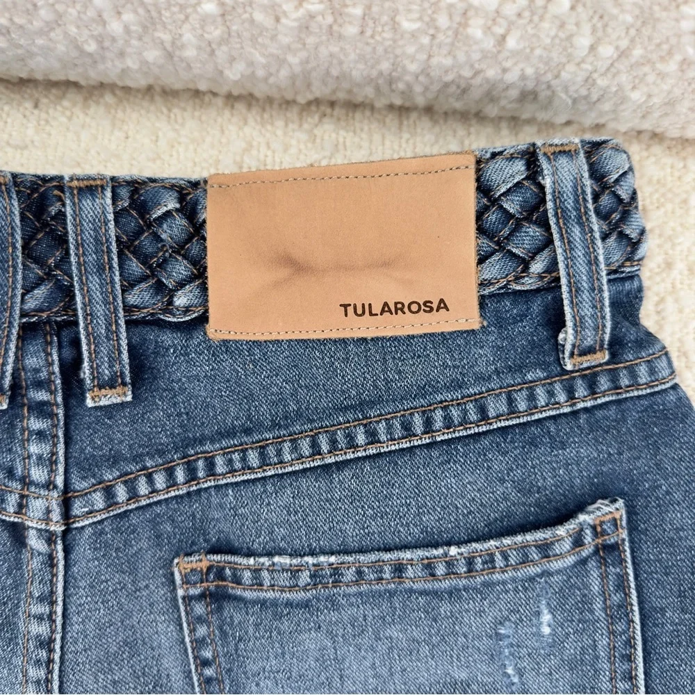 Tularosa Emma Denim High-rise Shorts